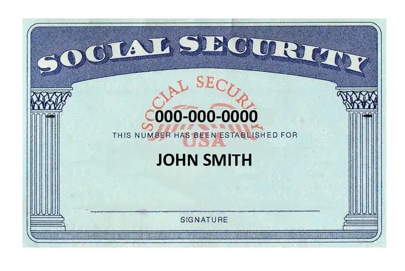 Free Social Security Card Templates 12