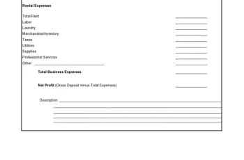 How to Make a Rental Ledger? With 12+ Templates, Free