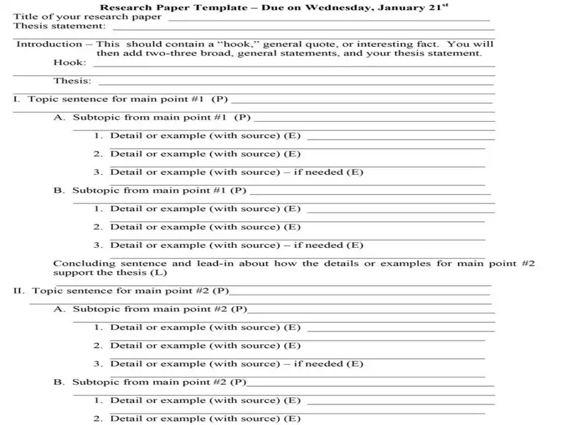 Research Proposal Template Word 12