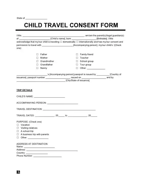child travel consent form example 04