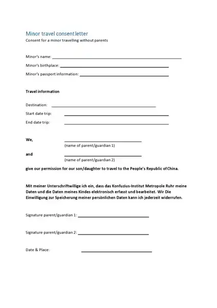 child travel consent form example 07