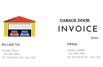 6 Free Garage Door Invoice Template