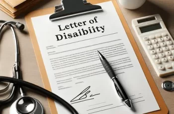 Letter of Disability From Doctor – 8 Free Sample