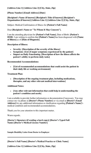 sample letter of disability from doctor 02