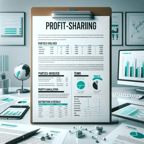 Modern Profit Sharing Agreement Example Document.
