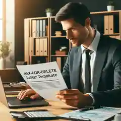 A professional and engaging image about enhancing credit scores using a pay for delete letter templates