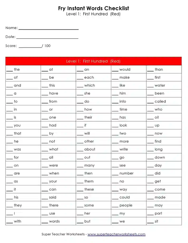 Free Printable Blank Spelling Test Templates 02 Free Printable Blank Spelling Test Templates 02