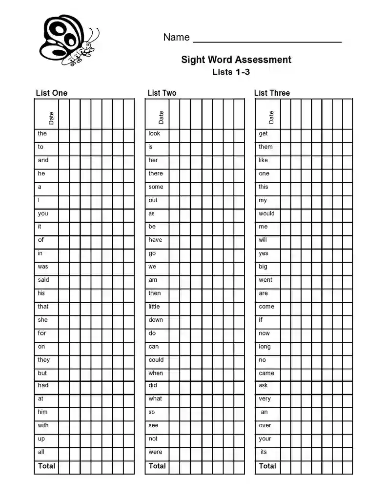 Free Printable Blank Spelling Test Templates 03