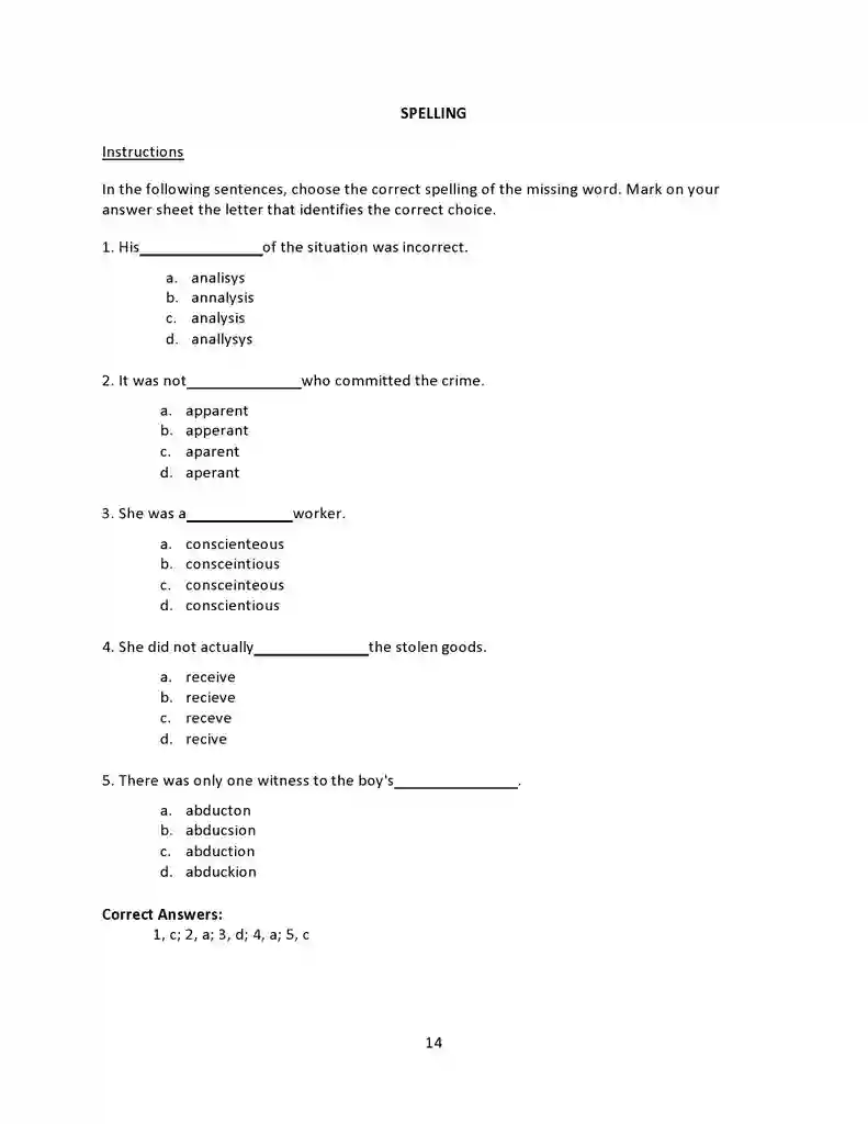 Free Printable Blank Spelling Test Templates 07