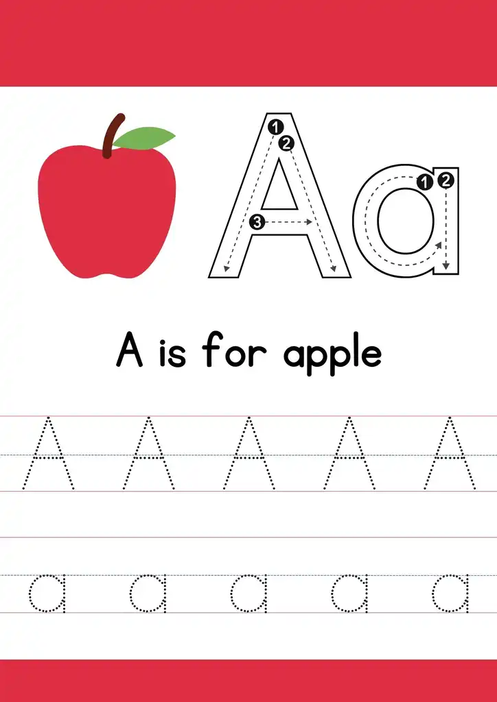 Free Printable Letter A Worksheets 09