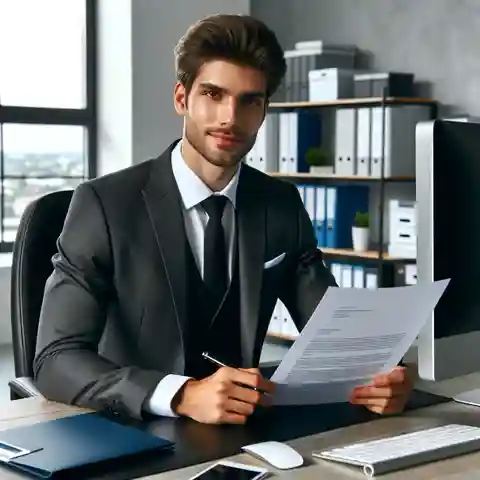 Letter of Good Standing Template From Employer A professional man in an office setting, wearing business attire