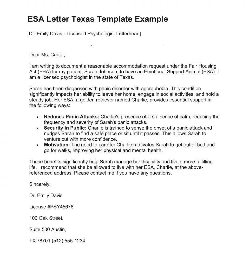 free printable esa housing letter template 07