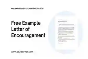 Free Example Letter of Encouragement Presentation 3