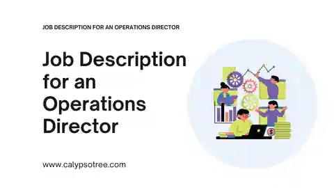 Job Description for an Operations Director Visual Charts Presentation