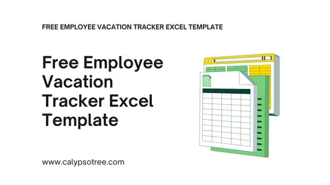 Free Employee Vacation Tracker Excel Template Presentation