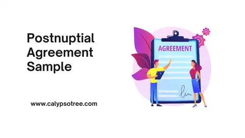 Postnuptial Agreement Sample PDF Presentation