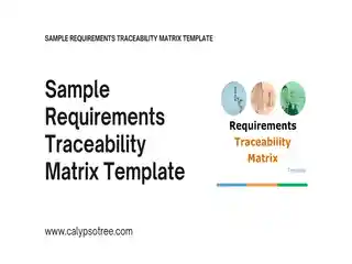Sample Requirements Traceability Matrix Template Presentation